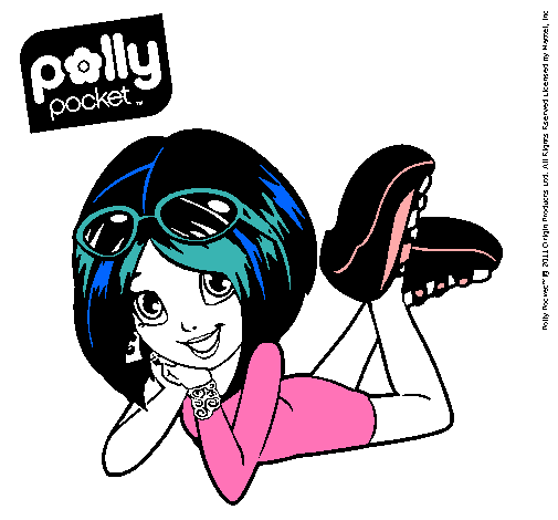 Dibujo Polly Pocket 13 pintado por claritaaaa