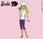 Dibujo Barbie de chef pintado por Paamee