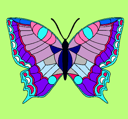 Dibujo Mariposa pintado por lichi