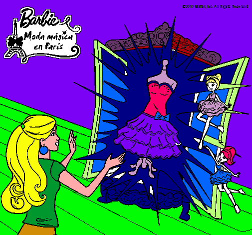 El vestido mágico de Barbie