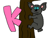 Dibujo Koala pintado por koala