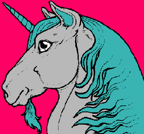 Cabeza de unicornio