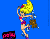 Dibujo Polly Pocket 14 pintado por lacky