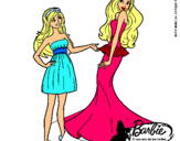 Dibujo Barbie estrena vestido pintado por fgdseyh