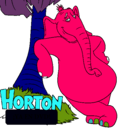 Dibujo Horton pintado por escanert
