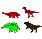 Dibujo Dinosaurios de tierra pintado por gbhusgugfiow