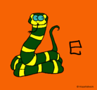 Dibujo Serpiente pintado por Debrat