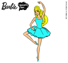 Dibujo Barbie bailarina de ballet pintado por mocamo