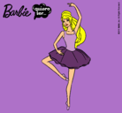 Dibujo Barbie bailarina de ballet pintado por sissy