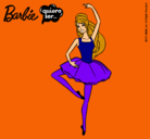 Dibujo Barbie bailarina de ballet pintado por victoria_356