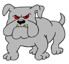 Dibujo Perro Bulldog pintado por gfdghfdh