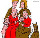 Dibujo Familia pintado por darzx