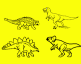 Dibujo Dinosaurios de tierra pintado por Cmora10