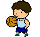 Dibujo Jugador de básquet pintado por waka