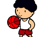 Dibujo Jugador de básquet pintado por pimpo