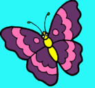 Dibujo Mariposa pintado por emisanti