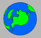Dibujo Planeta Tierra pintado por pjgedwqa