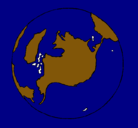 Dibujo Planeta Tierra pintado por marcoss