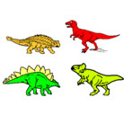 Dibujo Dinosaurios de tierra pintado por quetzy