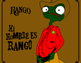 Dibujo Rango pintado por vaca