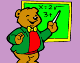 Dibujo Profesor oso pintado por Distr0oller 