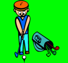 Dibujo Jugador de golf II pintado por hfifoo