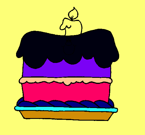 Pastel de cumpleaños