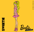 Dibujo Barbie Fashionista 6 pintado por abelita