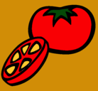 Dibujo Tomate pintado por tomatico