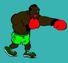 Dibujo Boxeador pintado por calson