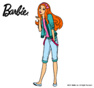 Dibujo Barbie con look casual pintado por vanetxu