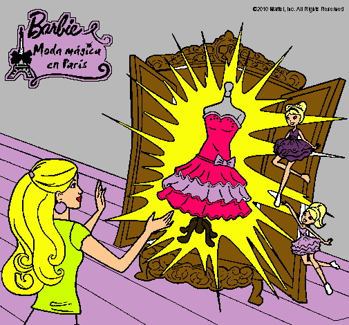 El vestido mágico de Barbie