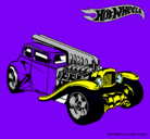 Dibujo Hot Wheels 6 pintado por chingon