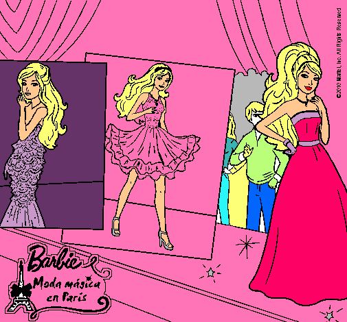 Barbie, desfilando por la pasarela