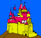 Dibujo Castillo medieval pintado por ANTONAFERN