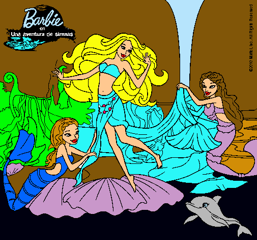 Barbie con sirenas