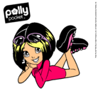 Dibujo Polly Pocket 13 pintado por coralino