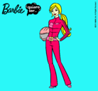 Dibujo Barbie piloto de motos pintado por -cristina-