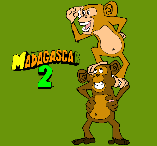 Madagascar 2 Manson y Phil