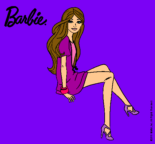 Barbie sentada