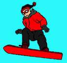 Dibujo Snowboard pintado por Jorge-135