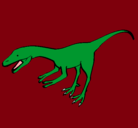 Dibujo Velociraptor II pintado por camili_