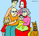 Dibujo Familia pintado por yerimen