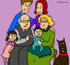 Dibujo Familia pintado por Nathalia19