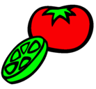 Dibujo Tomate pintado por myuioplkjhg