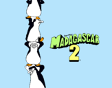 Dibujo Madagascar 2 Pingüinos pintado por melul