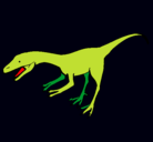 Dibujo Velociraptor II pintado por AHUDAF