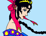 Dibujo Princesa china pintado por lexia