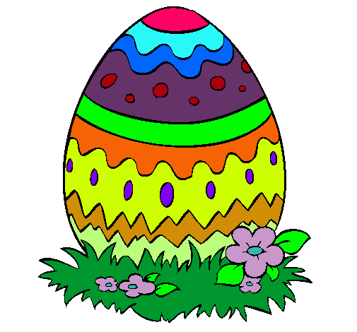 Dibujo Huevo de pascua 2 pintado por antonela1