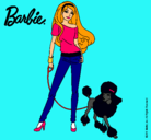 Dibujo Barbie con look moderno pintado por cristi10